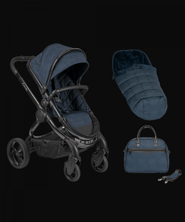 Icandy Peach and Carrycot with Bag, Duo Pod & Ride-on Board
