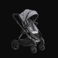 Peach Pushchair and Carrycot - Phantom Light Grey Check - Image 2
