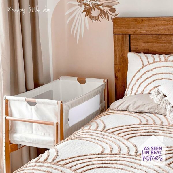 SnuzPod4 Bedside Crib Natural