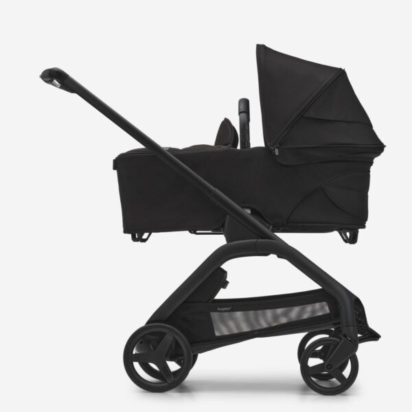Bugaboo Dragonfly carrycot and seat pushchair Midnight black