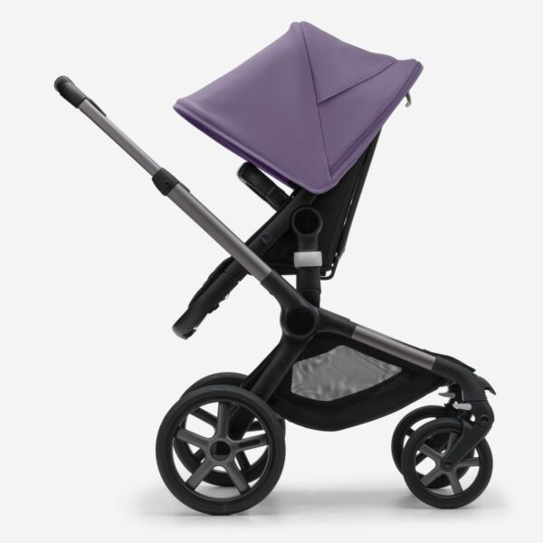 Bugaboo Fox 5 carrycot and seat pushchair Astro purple