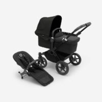 Bugaboo Donkey 5 Mono carrycot and seat pushchair Midnight black