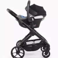 Peach 7 Pushchair and Carrycot - Complete Bundle - Black Edition