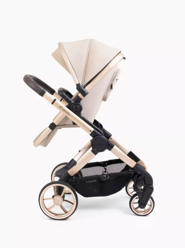 Peach 7 Pushchair and Carrycot - Complete Bundle - Blonde, Biscotti