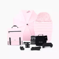 Peach 7 Pushchair and Carrycot - Complete Bundle Phantom Blush