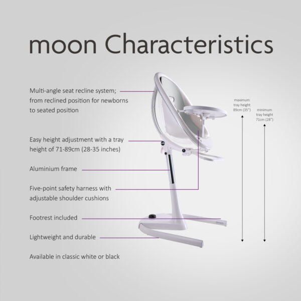 Mima Moon High Chair And Junior Seat