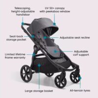 city select 2 double pushchair