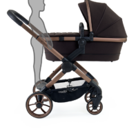 Peach 7 Pecan Pushchair and Carrycot - Car Seat Bundle - Image 2