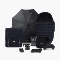 Peach 7 Black Pushchair and Carrycot - Car Seat Bundle - Image 5