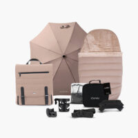 Peach 7 Cookie Pushchair and Carrycot - Car Seat Bundle - Image 3