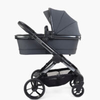 Peach 7 Dark Grey Pushchair and Carrycot - Car Seat Bundle - Image 10