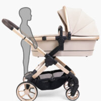 Peach 7 Biscotti Pushchair and Carrycot - Car Seat Bundle - Image 6