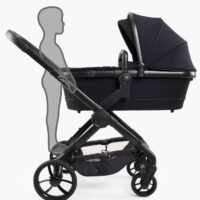 Peach 7 Black Pushchair and Carrycot - Car Seat Bundle - Image 4