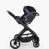 Peach 7 Black Pushchair and Carrycot - Car Seat Bundle - Image 3