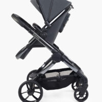 Peach 7 Dark Grey Pushchair and Carrycot - Car Seat Bundle - Image 3