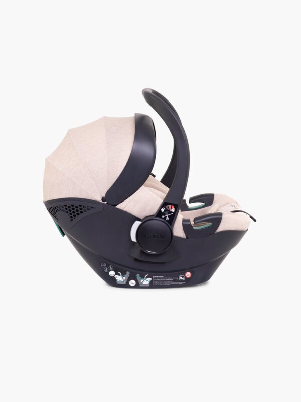 Peach 7 Biscotti Pushchair and Carrycot - Car Seat Bundle - Image 4